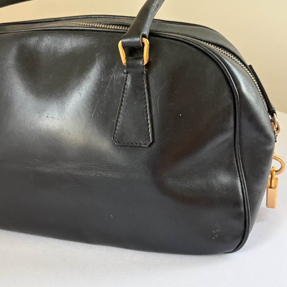 Vintage Prada Vitello Box Bauletto Bag - Picture 8 of 13